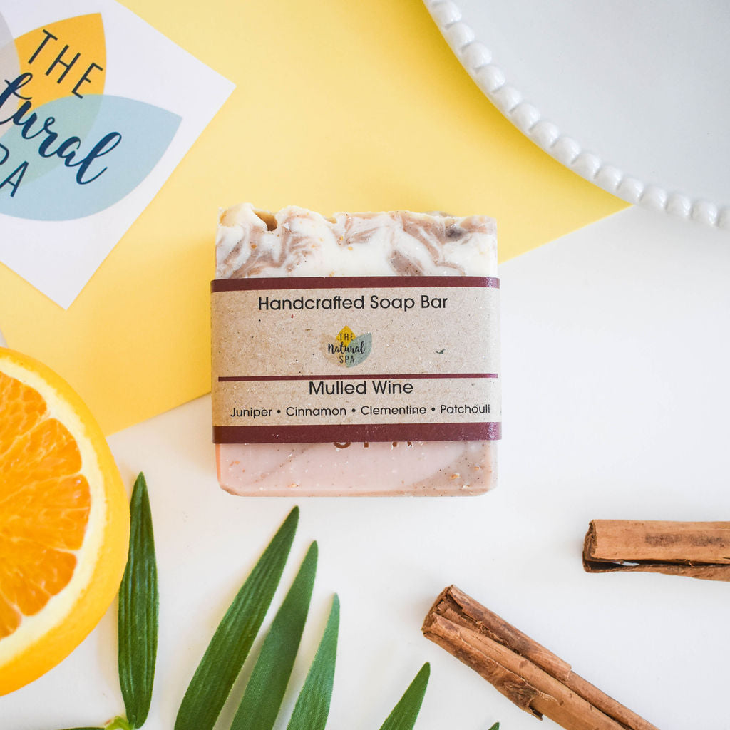 Mulled Wine Soap Bar Juniper Cinnamon Orange 3 Styles - Rosetta Creative Boutique